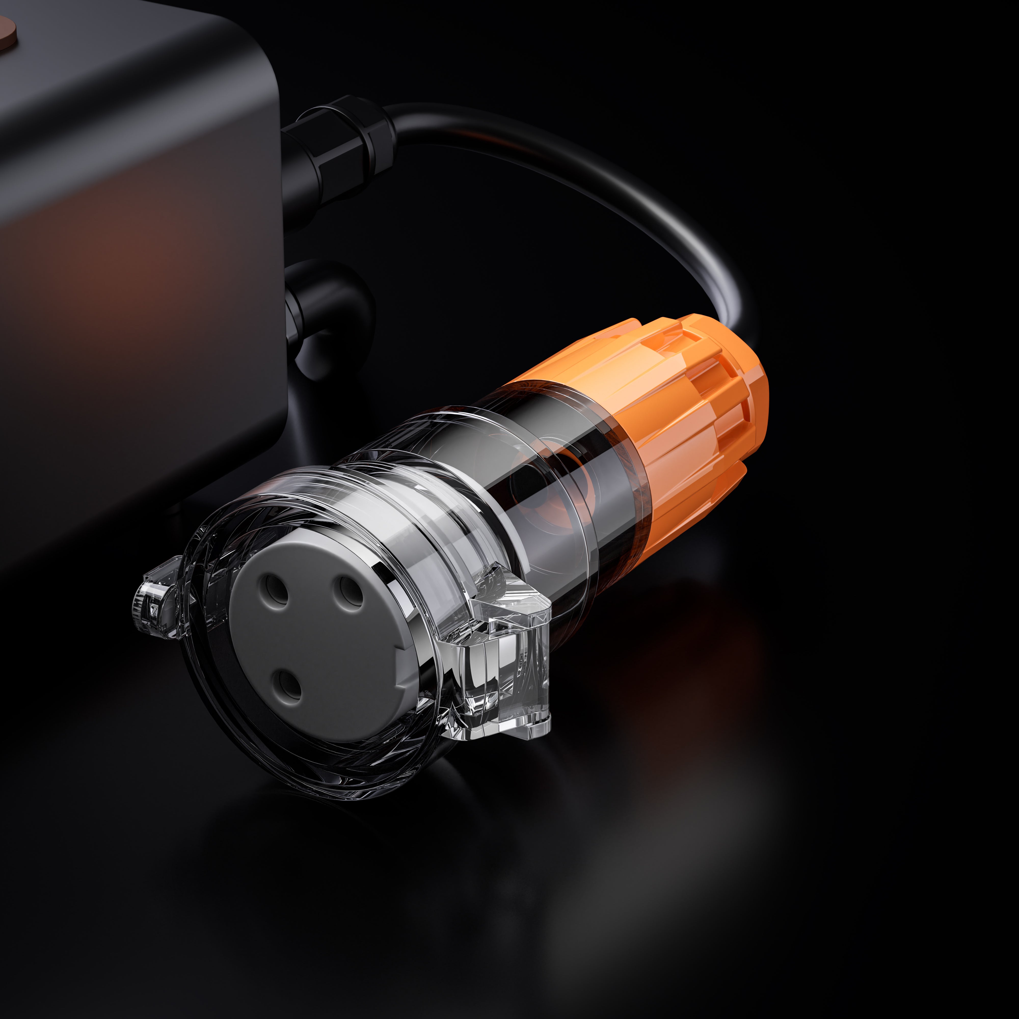RoamEnergy PowerBridge Pro Australia high-power connector for 240V portable EV backup power